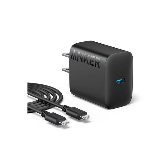 Anker Cargador tipo C de 20W para iPhone 16/15, iPad Pro/AirPods Pro, Samsung + Cable tipo C C