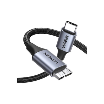 Ugreen cable de disco duro externo Micro B a USB C de 10 Gbps, compatible con MacBook Pro/Air, iPad, iPhone, Galaxy S24