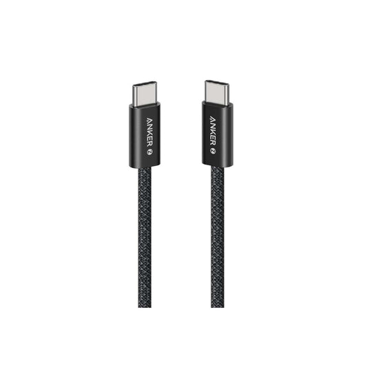 Anker Zolo - Cable tipo C a C, trenzado y repelente a la suciedad, carga rápida para iPhone serie 16/15, MacBook (240W)