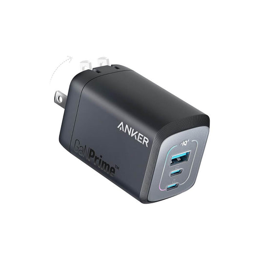 Anker Prime Cargador 100W 3 puertos para MacBook, iPad, iPhone, AirPods, Galaxy y más