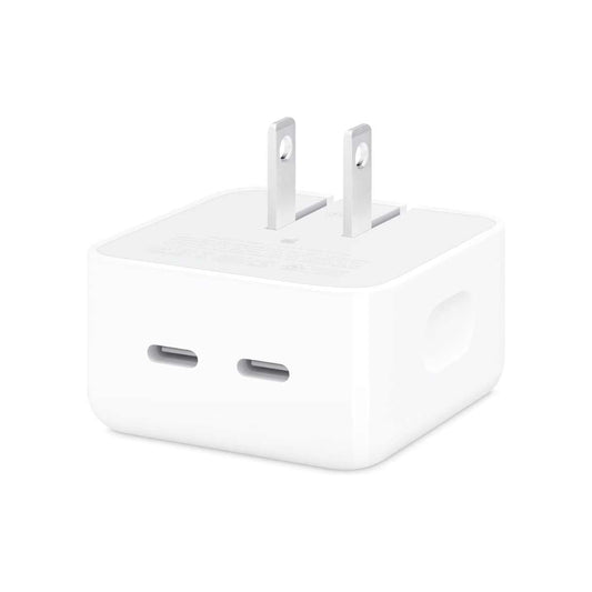 Apple Cargador tipo C 2 puertos carga rápida para MacBook Air, iPhone, iPad