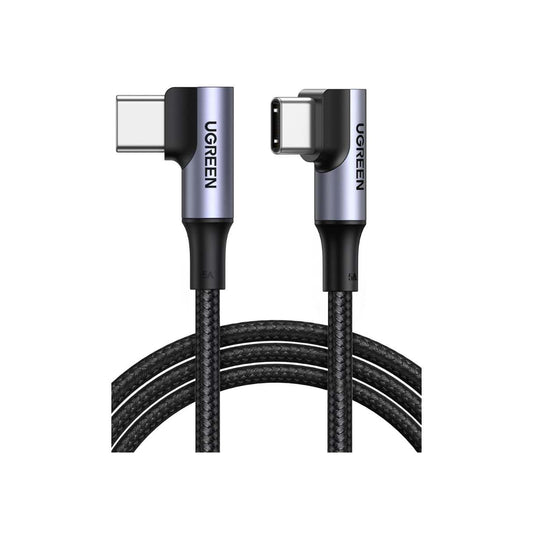 Ugreen cable USB C a USB C de 100 W de 90 grados para MacBook, Galaxy, iPad, iPhone y más